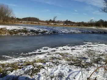 De Panne in de sneeuw (België)